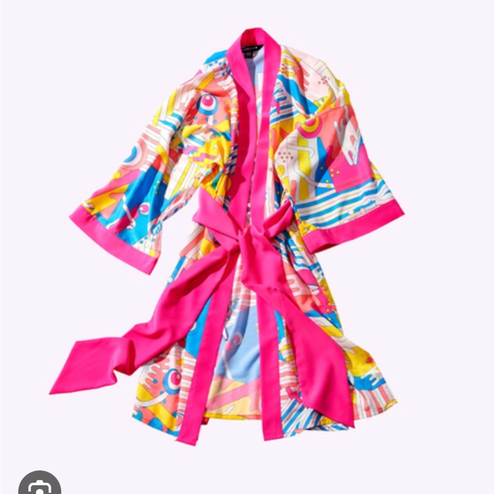 Drunk Elephant Robe - Bright Multi Print